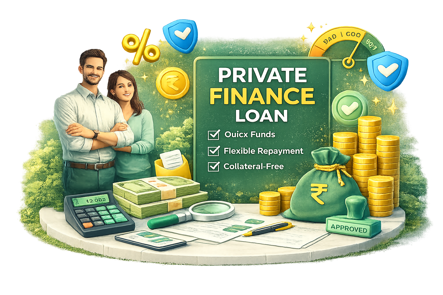 Private Finance Loan Banner